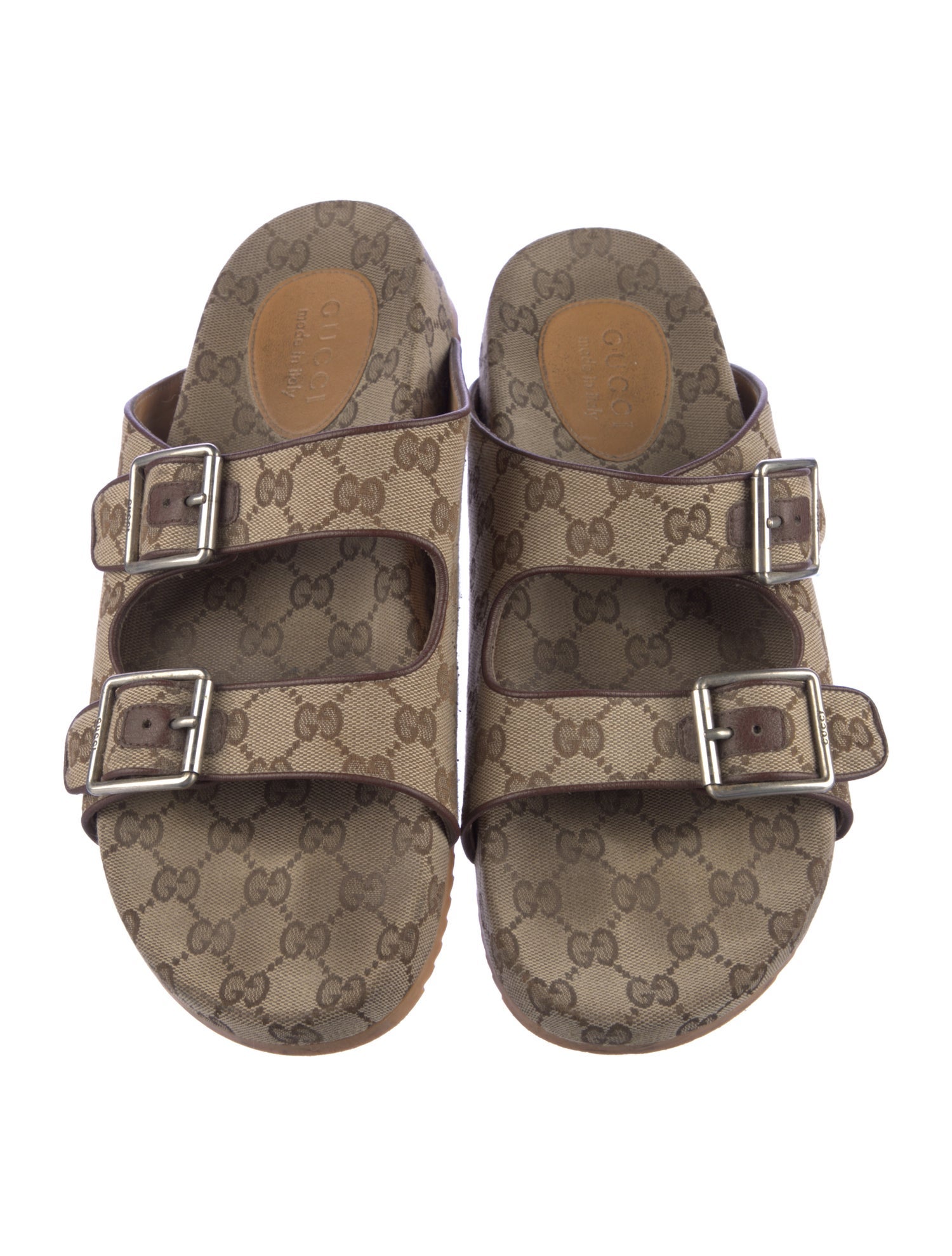 Gucci GG Canvas Canvas Slides